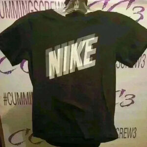 Black white and gray boys short sleeve Nike t-shirt. Size small